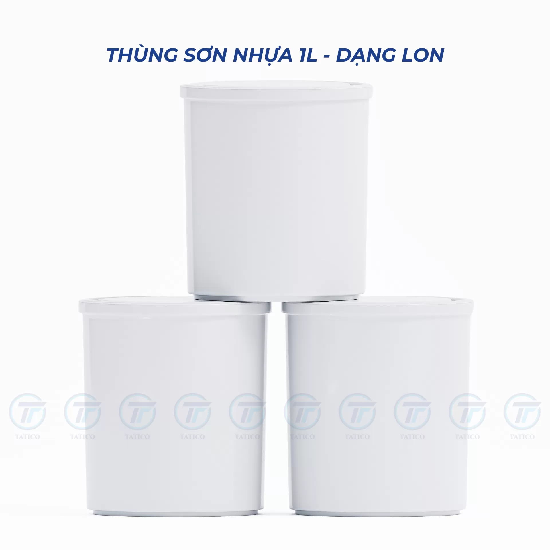 Vỏ thùng sơn nhựa 1L (dạng lon)